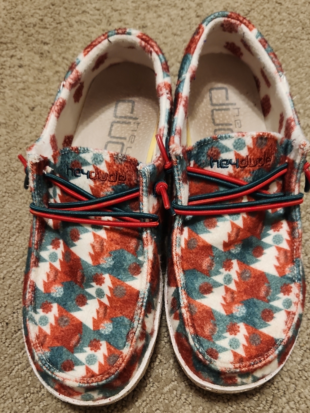 Hey Dude Wendy Women's Winter Wonderland Sz 7